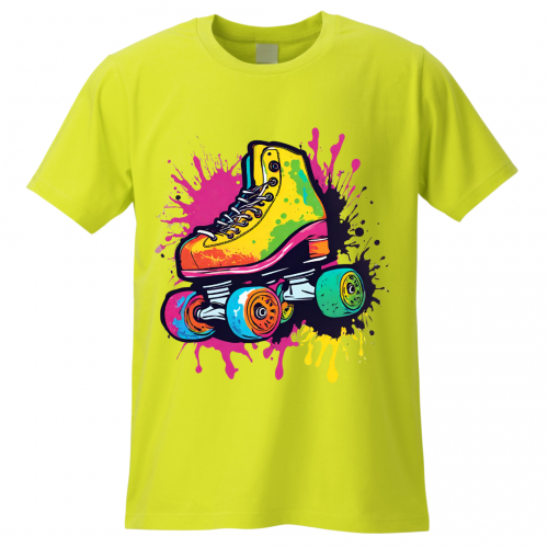 Neon Roller Skate Shirt 4