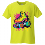 Neon Roller Skate Shirt 4